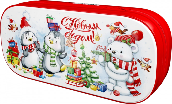 Пенал Белоснежный На Молнии