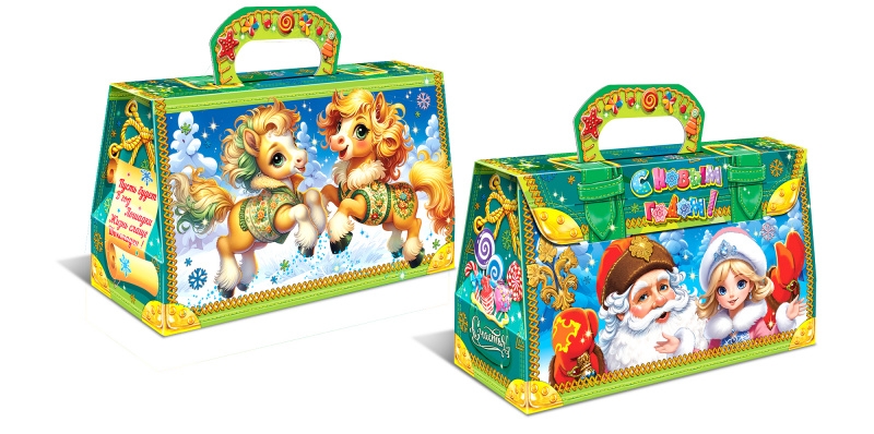 Портфель с лошадками