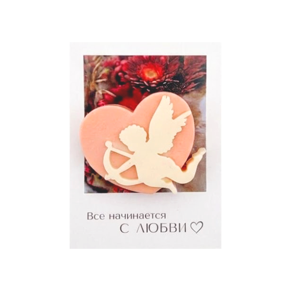 Сердце мини с открыткой