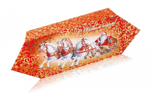 Конфета Тройка красная